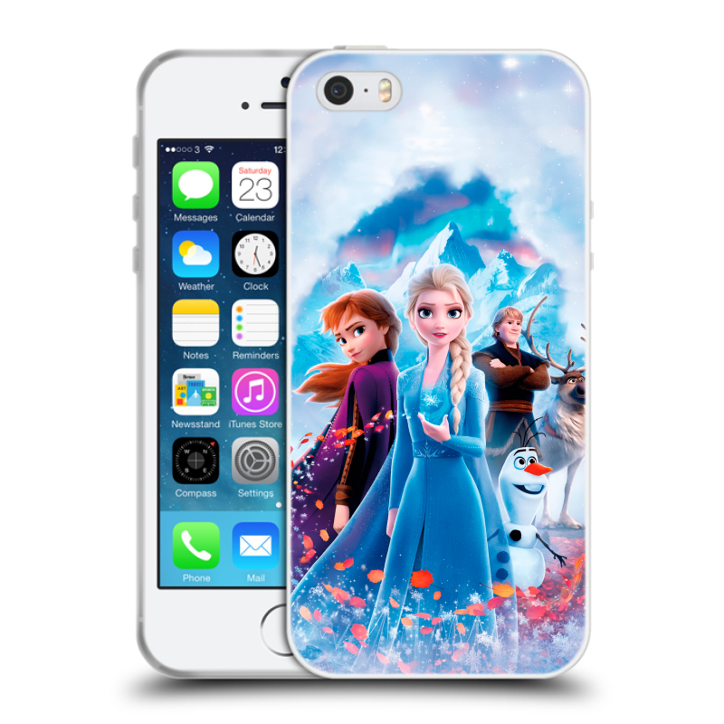 Пластиковый чехол на Iphone 5 с принтом Холодное сердце Frozen Пластиковый чехол на Iphone 5 с принтом Холодное сердце Frozen