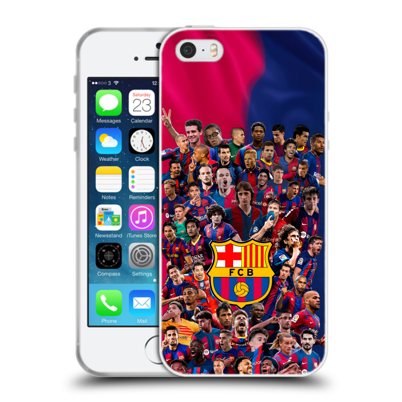 Пластиковый чехол на Iphone 5 с принтом Барселона Barcelona Пластиковый чехол на Iphone 5 с принтом Барселона Barcelona