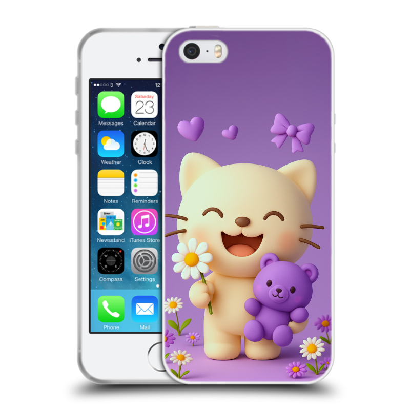 Пластиковый чехол на Iphone 5 с принтом для девочек Пластиковый чехол на Iphone 5 с принтом для девочек