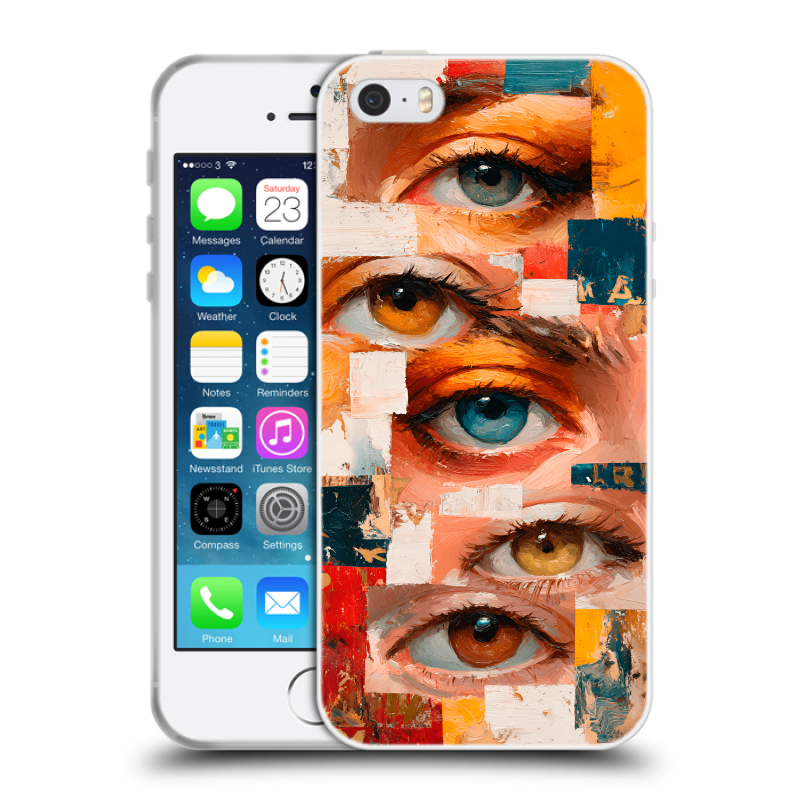 Пластиковый чехол на Iphone 5 с принтом Модный принт Пластиковый чехол на Iphone 5 с принтом Модный принт