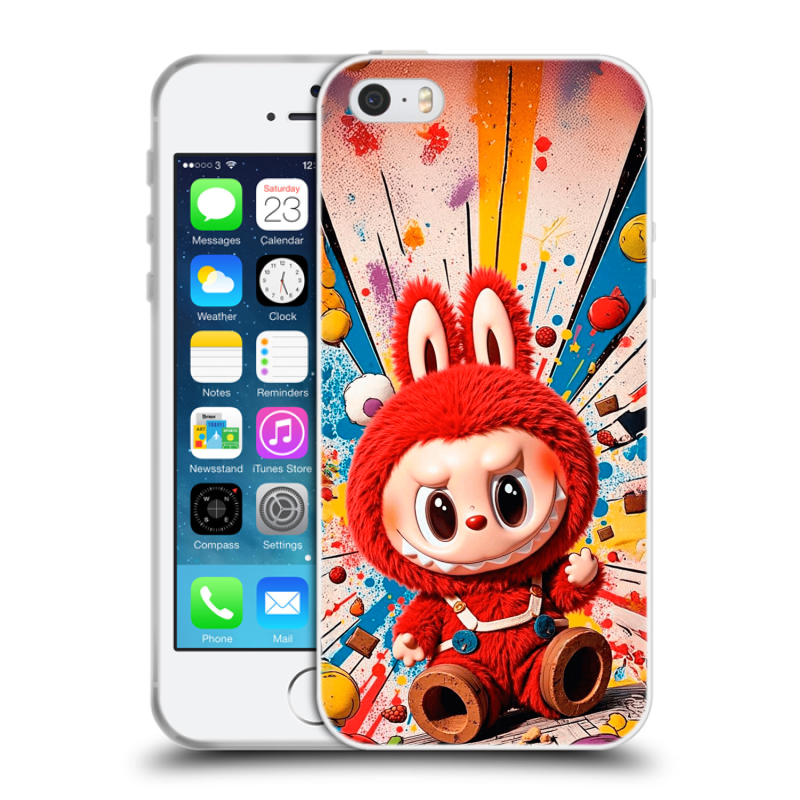 Пластиковый чехол на Iphone 5 с принтом Labubu Лабубу Пластиковый чехол на Iphone 5 с принтом Labubu Лабубу