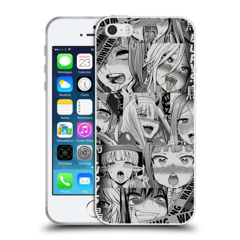 Пластиковый чехол на Iphone 5 с принтом Ahegao Ахегао Аниме Пластиковый чехол на Iphone 5 с принтом Ahegao Ахегао Аниме