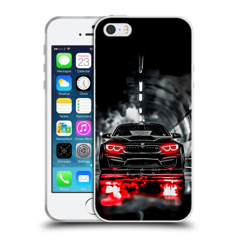 Пластиковый чехол на Iphone 5 с принтом BMW БМВ Пластиковый чехол на Iphone 5 с принтом BMW БМВ