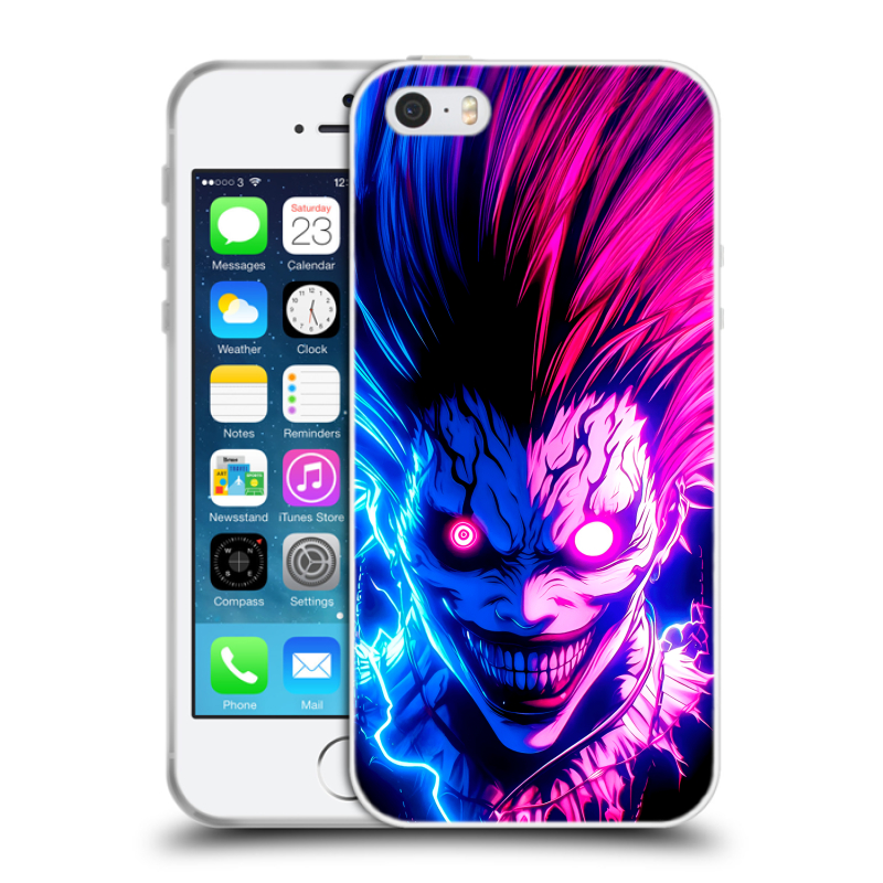 Пластиковый чехол на Iphone 5 с принтом Death note Тетрадь смерти Пластиковый чехол на Iphone 5 с принтом Death note Тетрадь смерти