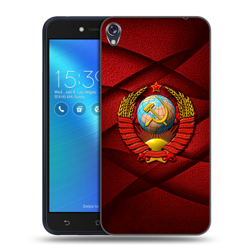 Силиконовый чехол на Asus ZenFone Live с принтом Герб СССР Силиконовый чехол на Asus ZenFone Live с принтом Герб СССР