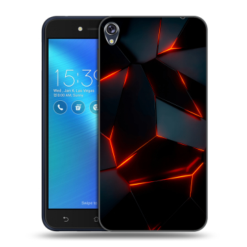 Силиконовый чехол на Asus ZenFone Live с принтом Яркие абстракции Силиконовый чехол на Asus ZenFone Live с принтом Яркие абстракции