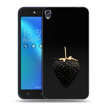 Силиконовый чехол на Asus ZenFone Live с принтом Черная клубника Силиконовый чехол на Asus ZenFone Live с принтом Черная клубника