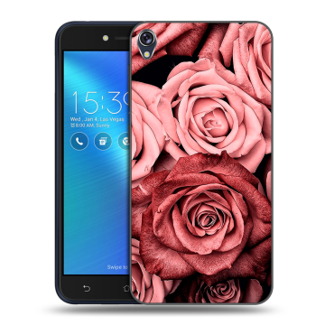 Силиконовый чехол на Asus ZenFone Live с принтом Цветы розы