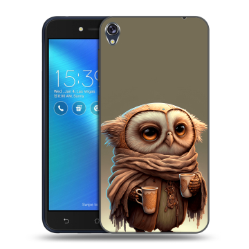 Силиконовый чехол на Asus ZenFone Live с принтом Сова