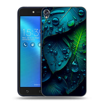 Силиконовый чехол на Asus ZenFone Live с принтом Листья Силиконовый чехол на Asus ZenFone Live с принтом Листья
