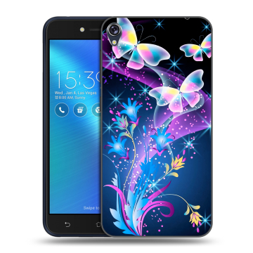 Силиконовый чехол на Asus ZenFone Live с принтом Бабочки Силиконовый чехол на Asus ZenFone Live с принтом Бабочки