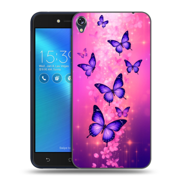 Силиконовый чехол на Asus ZenFone Live с принтом Бабочки Силиконовый чехол на Asus ZenFone Live с принтом Бабочки