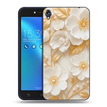 Силиконовый чехол на Asus ZenFone Live с принтом Цветы Силиконовый чехол на Asus ZenFone Live с принтом Цветы