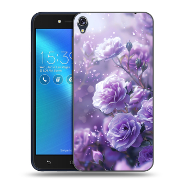 Силиконовый чехол на Asus ZenFone Live с принтом Розы цветы