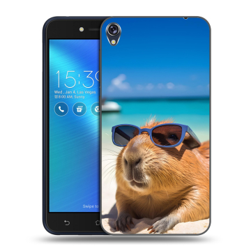 Силиконовый чехол на Asus ZenFone Live с принтом Капибара Силиконовый чехол на Asus ZenFone Live с принтом Капибара