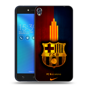 Силиконовый чехол на Asus ZenFone Live с принтом Барселона Barcelona