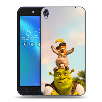 Силиконовый чехол на Asus ZenFone Live с принтом Шрек Shrek