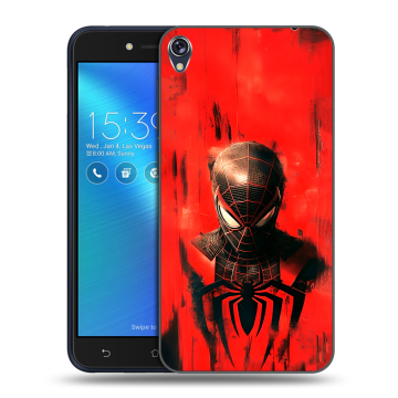 Силиконовый чехол на Asus ZenFone Live с принтом человек паук spiderman Силиконовый чехол на Asus ZenFone Live с принтом человек паук spiderman
