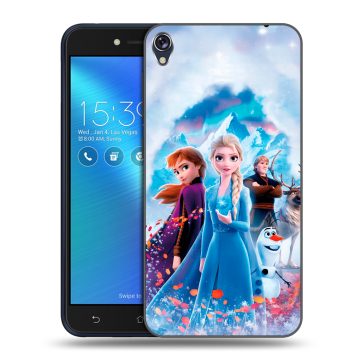 Силиконовый чехол на Asus ZenFone Live с принтом Холодное сердце Frozen Силиконовый чехол на Asus ZenFone Live с принтом Холодное сердце Frozen