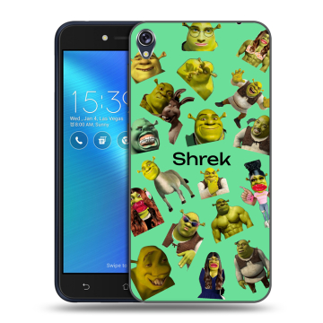 Силиконовый чехол на Asus ZenFone Live с принтом Шрек Shrek