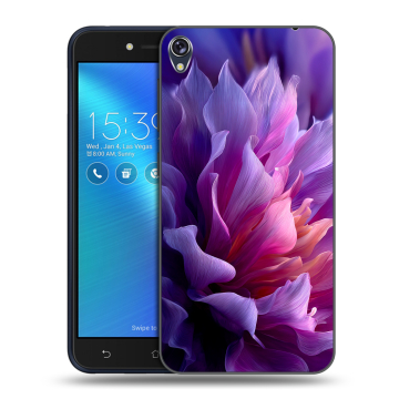 Силиконовый чехол на Asus ZenFone Live с принтом женский цветы Силиконовый чехол на Asus ZenFone Live с принтом женский цветы