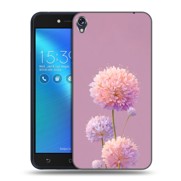 Силиконовый чехол на Asus ZenFone Live с принтом Цветы Силиконовый чехол на Asus ZenFone Live с принтом Цветы