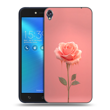 Силиконовый чехол на Asus ZenFone Live с принтом Розовая роза