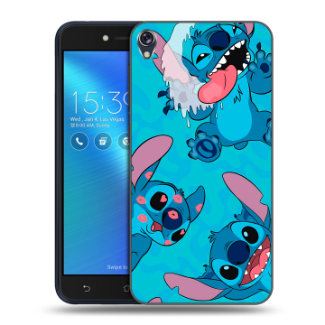 Силиконовый чехол на Asus ZenFone Live с принтом Лило и Стич