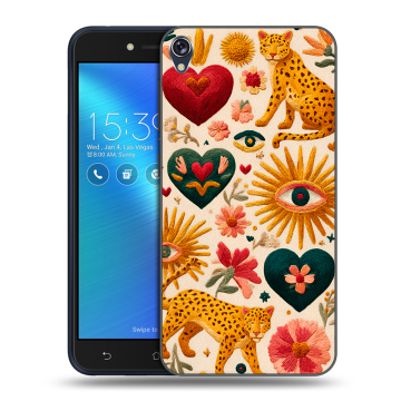Силиконовый чехол на Asus ZenFone Live с принтом Модный принт