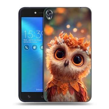 Силиконовый чехол на Asus ZenFone Live с принтом Милая сова Силиконовый чехол на Asus ZenFone Live с принтом Милая сова