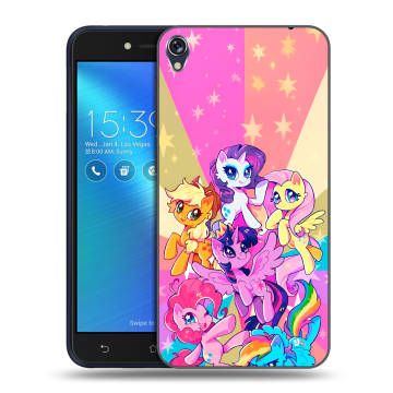 Силиконовый чехол на Asus ZenFone Live с принтом My little pony Дружба чудо Силиконовый чехол на Asus ZenFone Live с принтом My little pony Дружба чудо