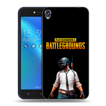 Силиконовый чехол на Asus ZenFone Live с принтом PUGB ПАГБ Силиконовый чехол на Asus ZenFone Live с принтом PUGB ПАГБ