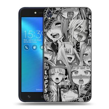 Силиконовый чехол на Asus ZenFone Live с принтом Ahegao Ахегао Аниме Силиконовый чехол на Asus ZenFone Live с принтом Ahegao Ахегао Аниме