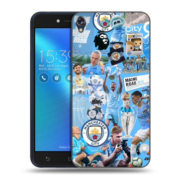 Силиконовый чехол на Asus ZenFone Live с принтом Man City Манчестер Сити Силиконовый чехол на Asus ZenFone Live с принтом Man City Манчестер Сити