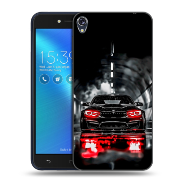 Силиконовый чехол на Asus ZenFone Live с принтом BMW БМВ