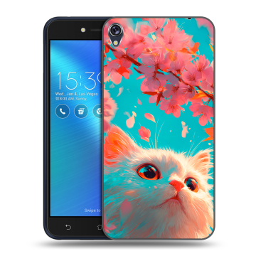 Силиконовый чехол на Asus ZenFone Live с принтом Красивый кот Силиконовый чехол на Asus ZenFone Live с принтом Красивый кот