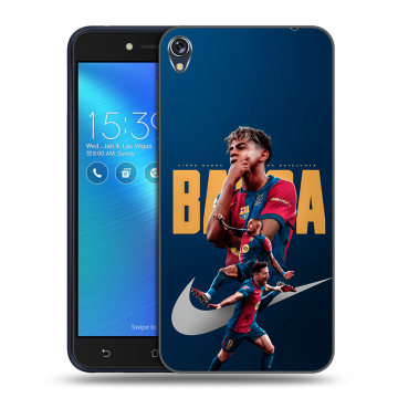 Силиконовый чехол на Asus ZenFone Live с принтом Барселона Barca Yamal Силиконовый чехол на Asus ZenFone Live с принтом Барселона Barca Yamal