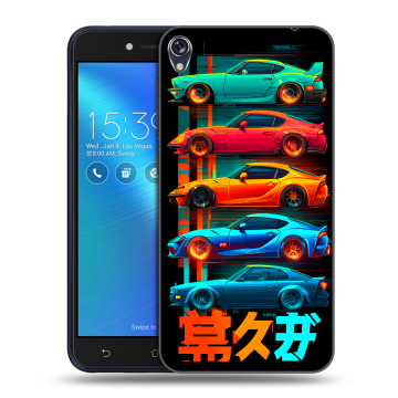 Силиконовый чехол на Asus ZenFone Live с принтом машины тачки Силиконовый чехол на Asus ZenFone Live с принтом машины тачки