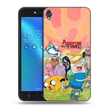 Силиконовый чехол на Asus ZenFone Live с принтом Adventure time Время приключений Силиконовый чехол на Asus ZenFone Live с принтом Adventure time Время приключений