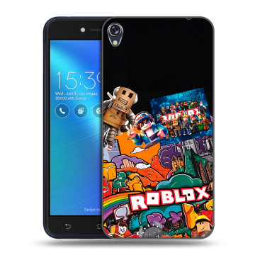 Силиконовый чехол на Asus ZenFone Live с принтом Roblox Роблокс Силиконовый чехол на Asus ZenFone Live с принтом Roblox Роблокс