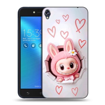 Силиконовый чехол на Asus ZenFone Live с принтом Labubu Лабубу