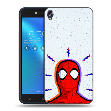 Силиконовый чехол на Asus ZenFone Live с принтом Spiderman Человек паук Силиконовый чехол на Asus ZenFone Live с принтом Spiderman Человек паук
