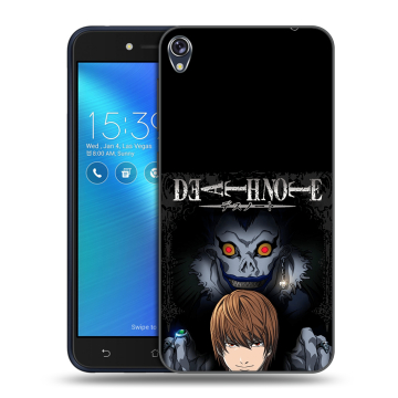 Силиконовый чехол на Asus ZenFone Live с принтом Death note Тетрадь смерти Силиконовый чехол на Asus ZenFone Live с принтом Death note Тетрадь смерти
