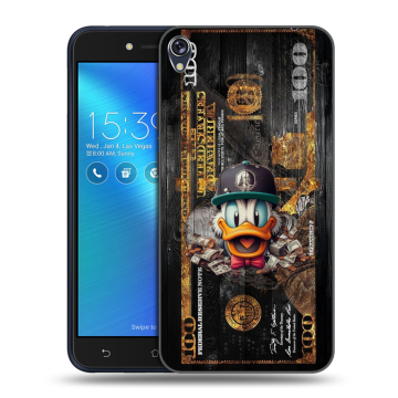 Силиконовый чехол на Asus ZenFone Live с принтом Дональд Дак Доллар Силиконовый чехол на Asus ZenFone Live с принтом Дональд Дак Доллар