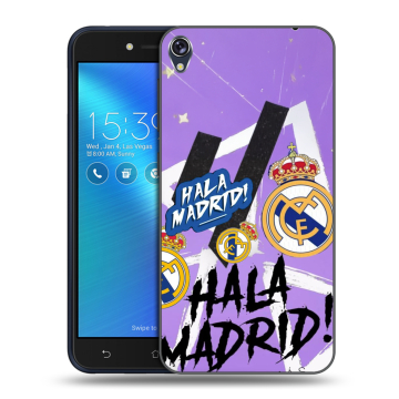 Силиконовый чехол на Asus ZenFone Live с принтом Real Madrid Реал Мадрид Силиконовый чехол на Asus ZenFone Live с принтом Real Madrid Реал Мадрид