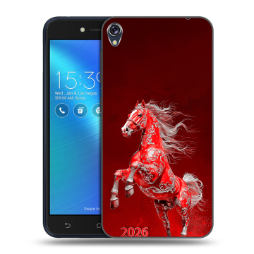 Силиконовый чехол на Asus ZenFone Live с принтом Новый год