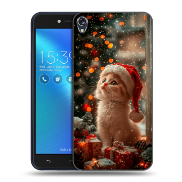 Силиконовый чехол на Asus ZenFone Live с принтом Новый год