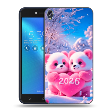Силиконовый чехол на Asus ZenFone Live с принтом Новый год