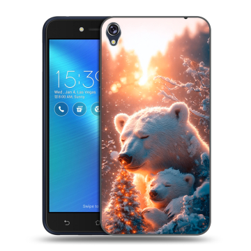 Силиконовый чехол на Asus ZenFone Live с принтом Новый год Силиконовый чехол на Asus ZenFone Live с принтом Новый год