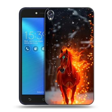 Силиконовый чехол на Asus ZenFone Live с принтом Новый год Силиконовый чехол на Asus ZenFone Live с принтом Новый год